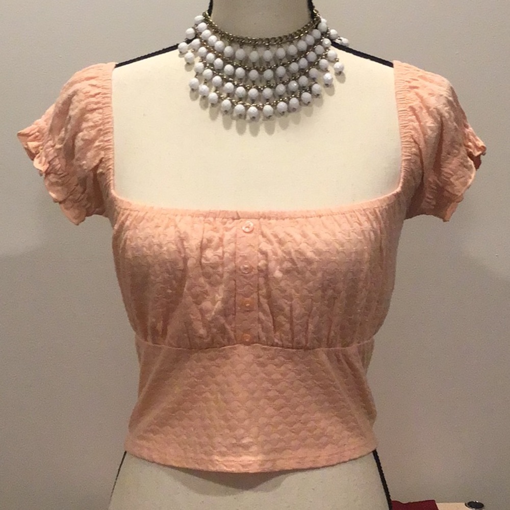 Billabong peach beach boho top🌼☀️